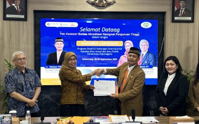 Pembukaan Asesmen Lapangan Akreditasi BAN-PT pada Prodi Hubungan Internasional FISIP Undip