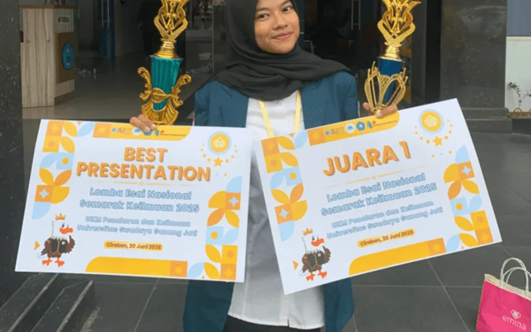 Mahasiswi FISIP UNDIP Raih Juara 1 dan Best Presentation Lomba Esai Nasional Semarak Keilmuan 2025