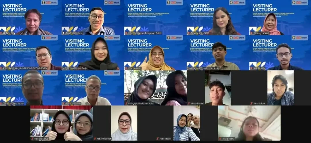 MENGHADAPI KRISIS IKLIM DENGAN NILAI LAYANAN PUBLIK: ADMINISTRASI PUBLIK FISIP UNDIP HADIRKAN PAKAR DARI NEWCASTLE UNIVERSITY