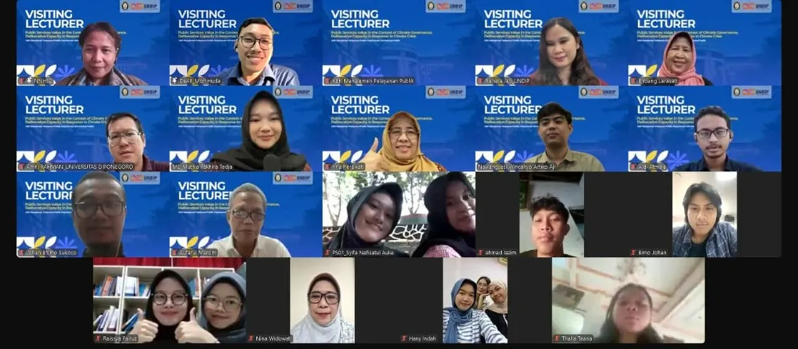 ADMINISTRASI PUBLIK FISIP UNDIP HADIRKAN PAKAR DARI NEWCASTLE UNIVERSITY