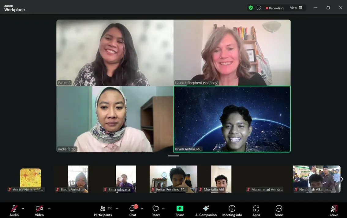 FISIP UNDIP Gelar Visiting Professor Bertema Women for Lasting Peace Social Awareness on Women, Peace, and Security and Gender in Conflict