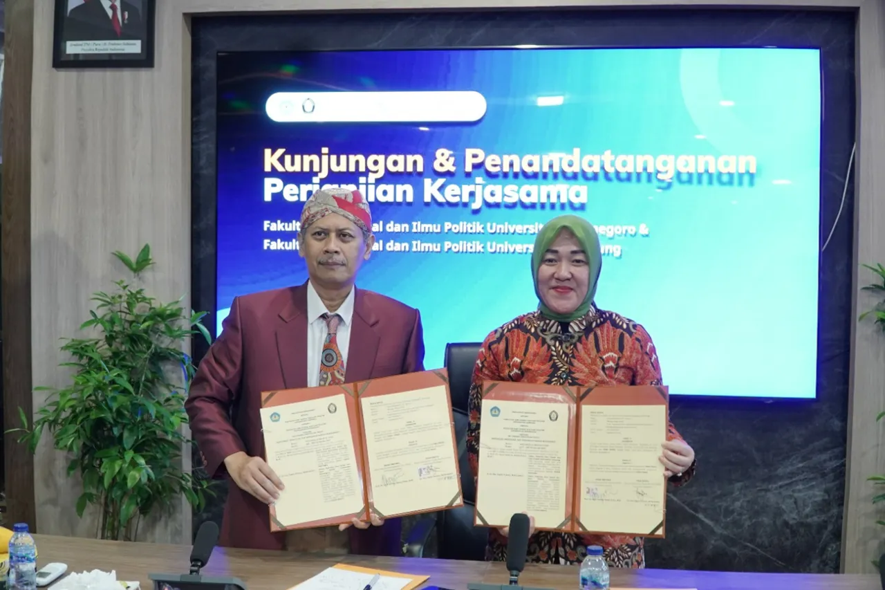 Perkuat Kolaborasi dan Mutu Akademik, FISIP Unila dan FISIP Undip Teken Perjanjian Kerja Sama 1