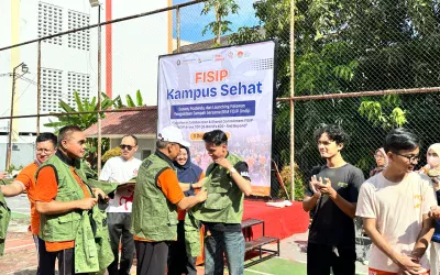 Kolaborasi dengan BEM Fakultas, FISIP UNDIP Luncurkan Relawan Pengelolaan Sampah