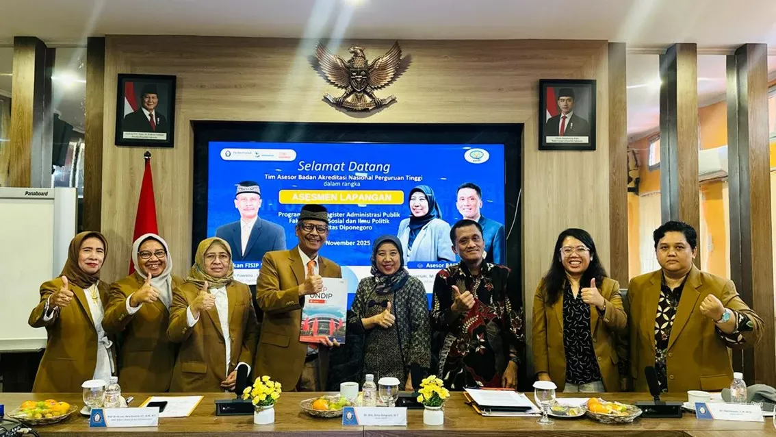 MAGISTER ADMINISTRASI PUBLIK FISIP UNDIP RESMI MERAIH AKREDITASI UNGGUL BAN-PT