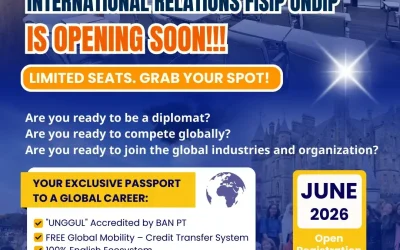 Peluang Kuliah Internasional Dibuka, FISIP UNDIP Buka Pendaftaran IUP Hubungan Internasional