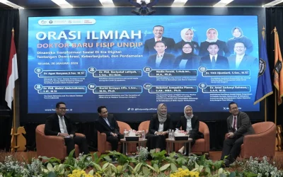 Scientific Orations of Newly Graduated Doctors of FISIP UNDIP – Session 2: Strengthening Socio-Political Resilience for an Impactful and Dignified UNDIP