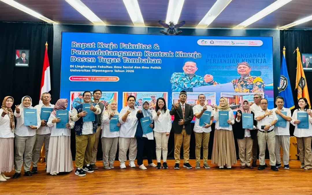 Rapat Kerja Fakultas FISIP Undip Tegaskan Penguatan Akuntabilitas dan Kontrak Kinerja Berjenjang
