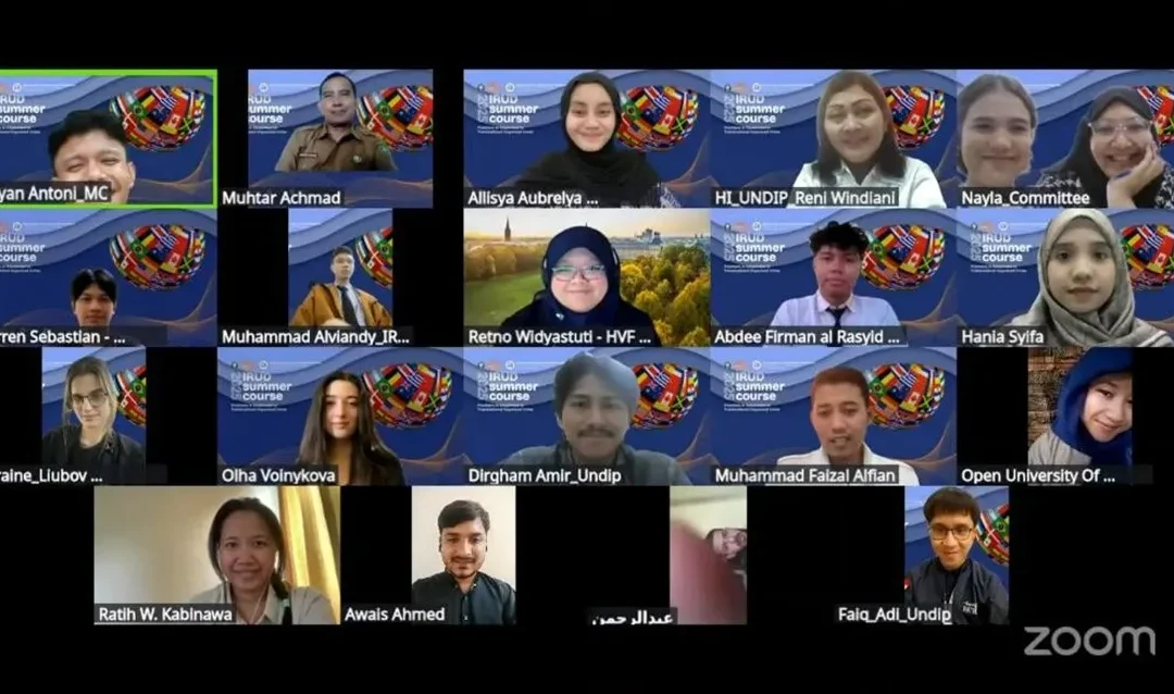 Departemen Hubungan Internasional UNDIP Gelar IRUD Summer Course 2025: Soroti Isu Kontemporer Dalam Lingkup Kejahatan Transnasional