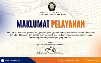 FISIP Undip Reaffirms Commitment to Serve the Public According to Standards