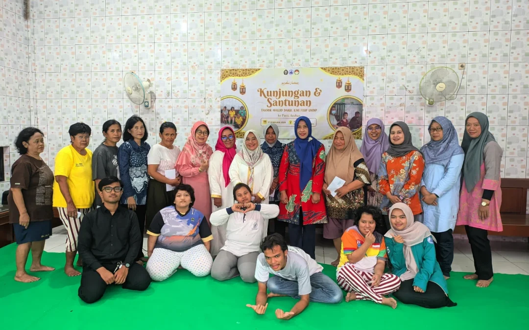 Takmir Masjid Darul Ilmi FISIP UNDIP Gelar Kunjungan dan Santunan ke Panti Asuhan Difabel Al-Rifdah