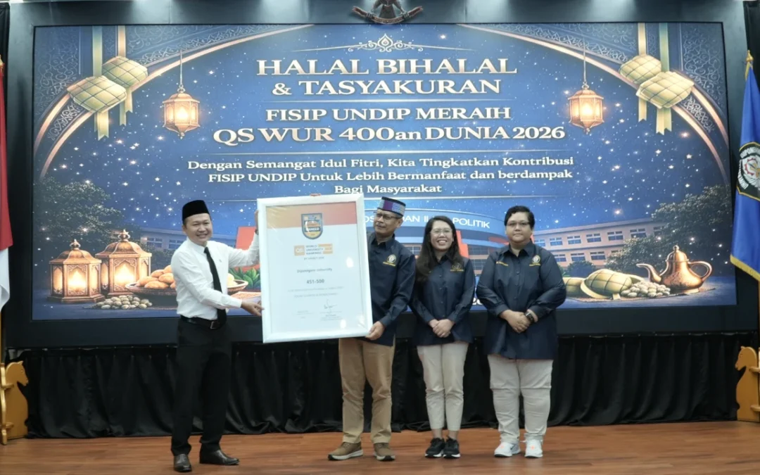 FISIP Undip Rayakan Capaian QS WUR 400 Besar Dunia 2026 dalam Acara Halal Bihalal dan Tasyakuran 1447 H